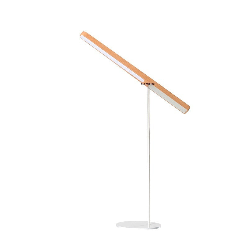 Eleganza Minimalista con Lampada Multifunzione in Legno