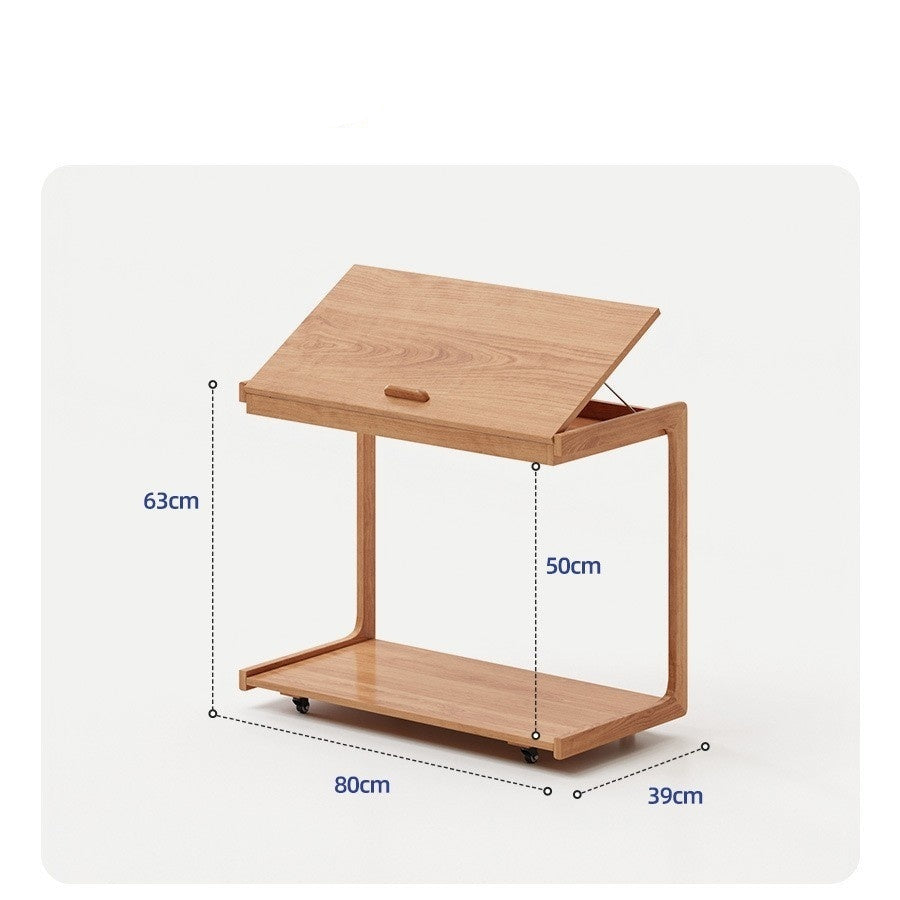 Stile Moderno con Tavolino in Legno Massello