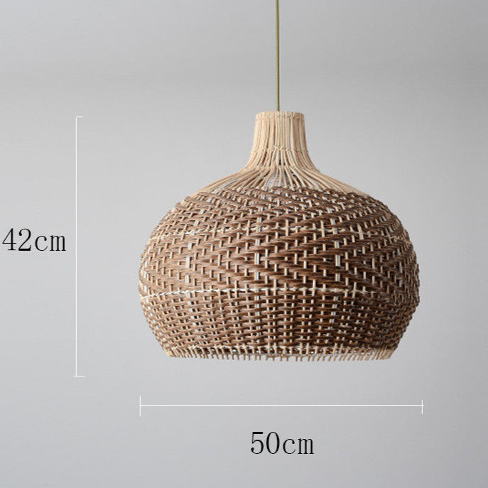 Lampadario Creativo in Rattan - Design Nordico per Atmosfere Accoglienti