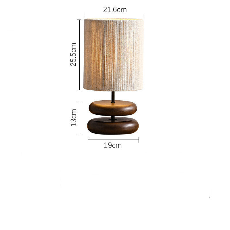 Lampada da Comodino in Stile Giapponese - Atmosfera Accogliente e Naturale
