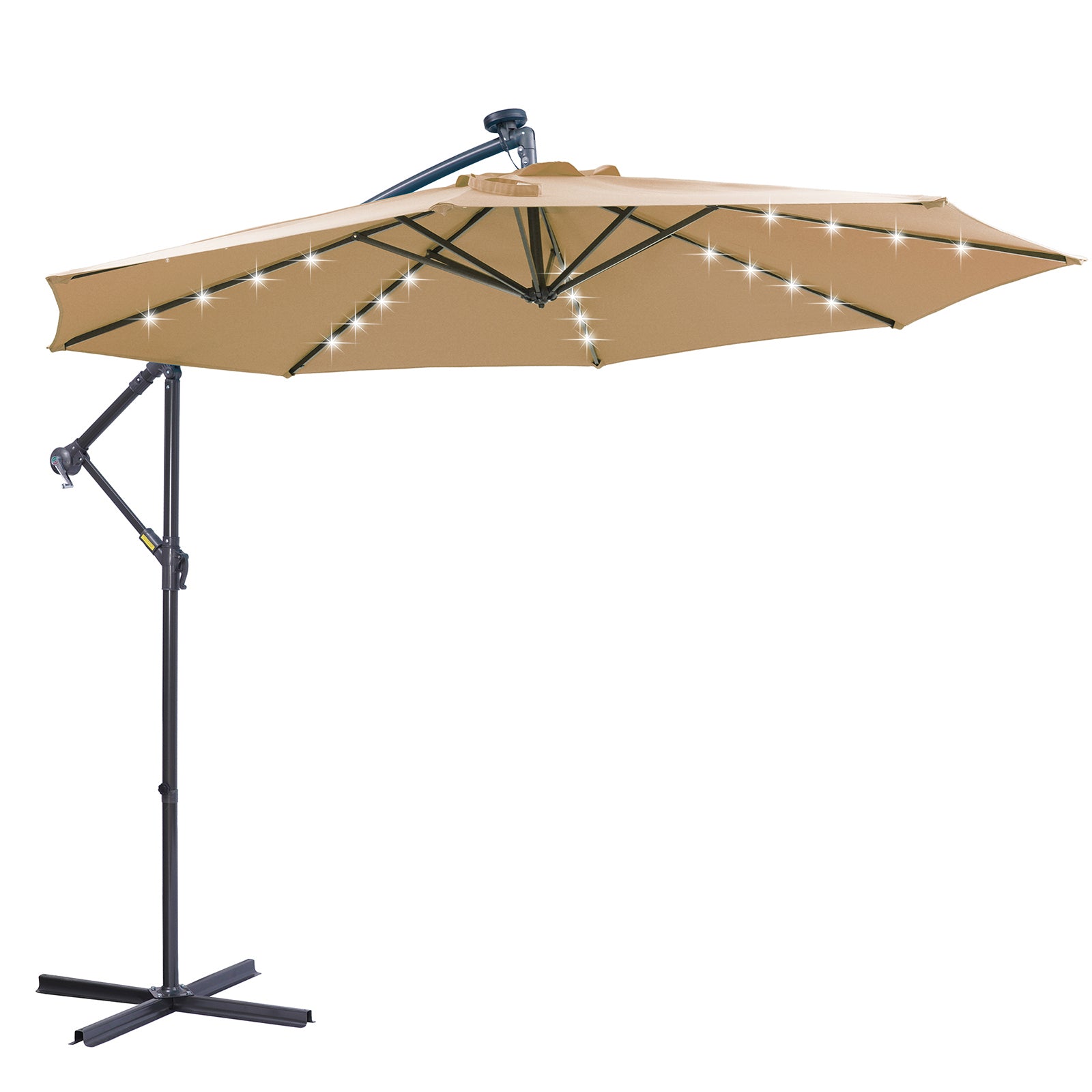 Ombrellone da Patio Solare con LED - Eleganza e Funzionalità per il Tuo Spazio Esterno