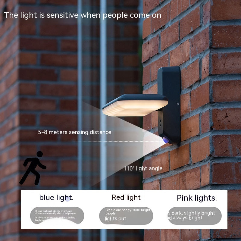 Luce Solare Nordic Infrarossi Sensore Lampada da Parete Esterna