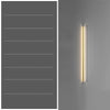 Luce Lineare: Lampada da Parete Griglia per un Soggiorno Moderno e Minimalista