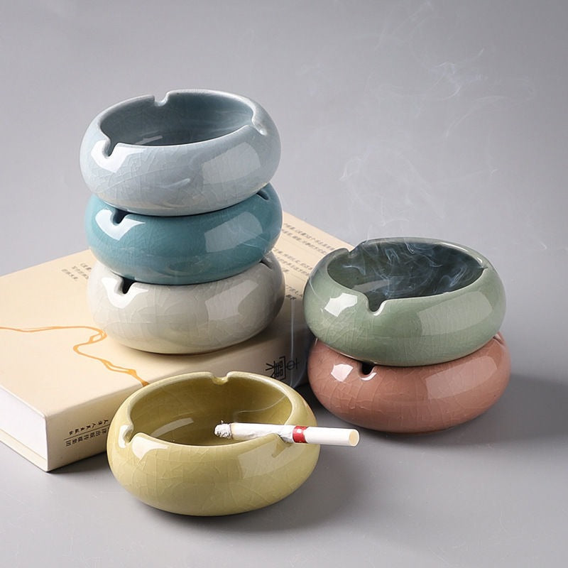 Portacenere in Ceramica Antivento - Design Creativo ed Elegante