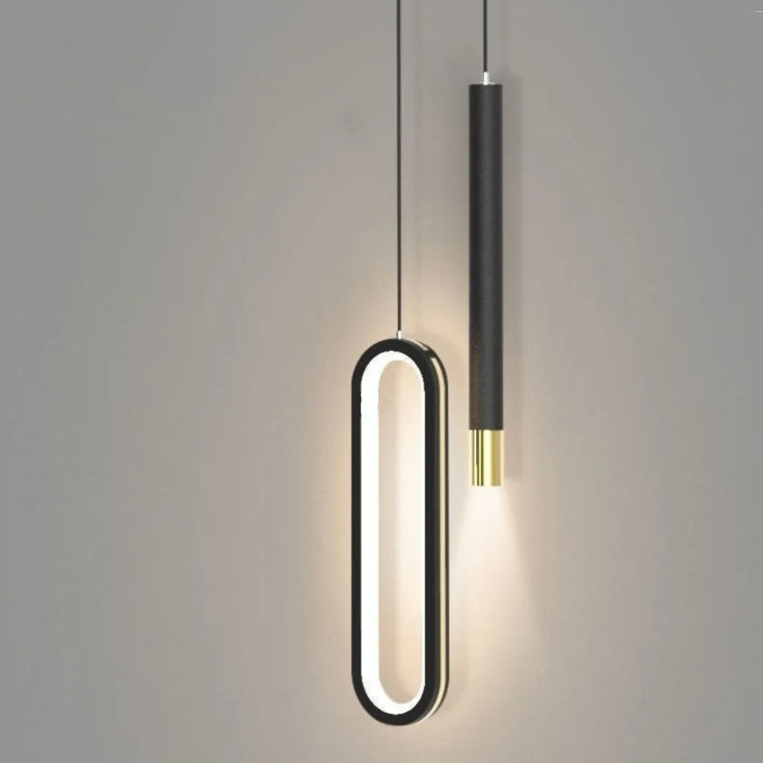 Chandelier Minimalista Nordic Long-Line: Illuminazione Moderna e Creativa