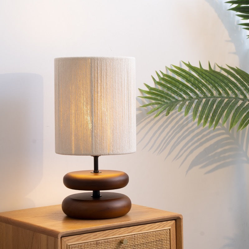 Lampada da Comodino in Stile Giapponese - Atmosfera Accogliente e Naturale