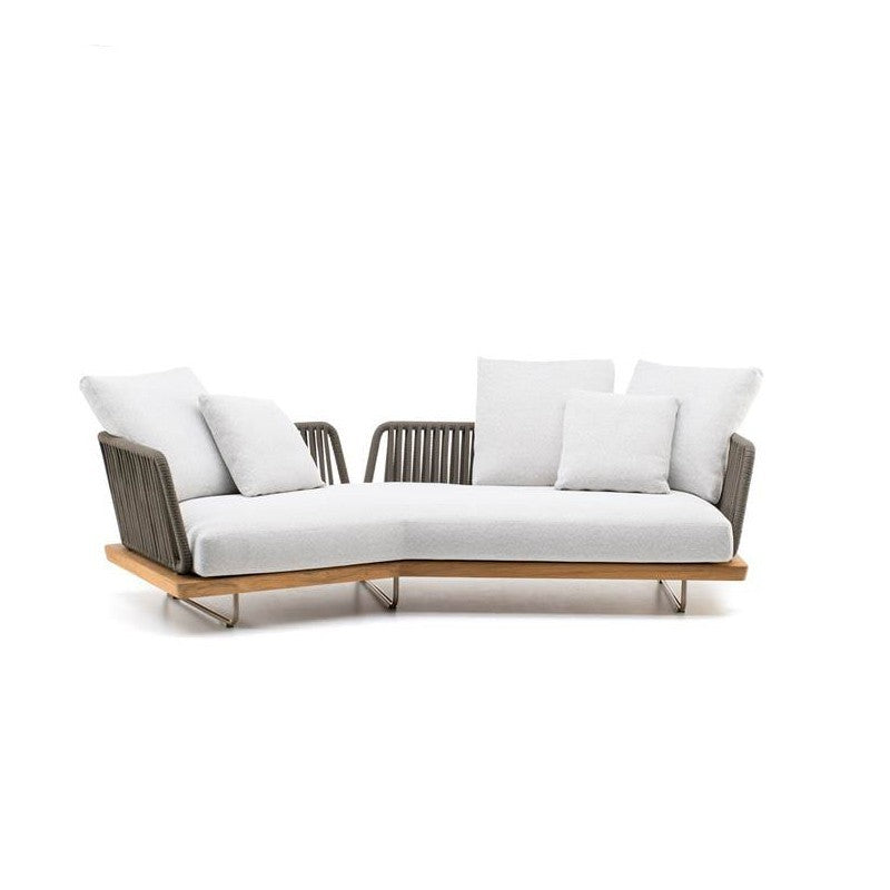 Divano in Teak da Esterno - Eleganza Naturale Resistenta a Sole e Pioggia