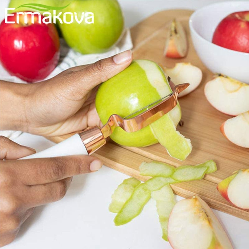 Set Utensili da Cucina in Acciaio Inossidabile Placcato Rame: Eleganza Funzionale nella tua Cucina