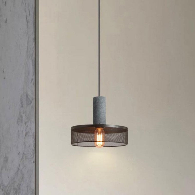 Lampadario in Cemento Stile Industriale Vintage