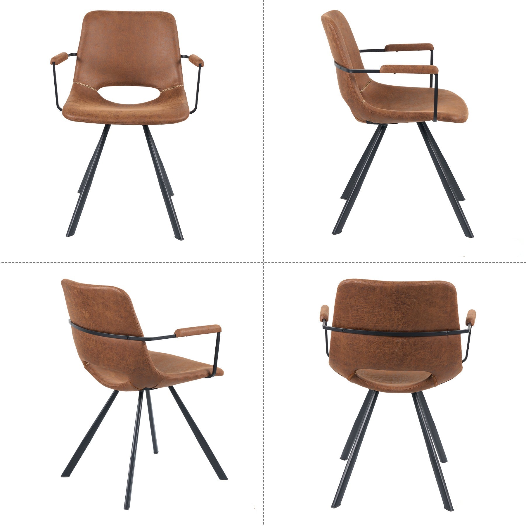 Sedia Moderna in Pelle Sintetica - Comfort ed Eleganza per la Tua Casa