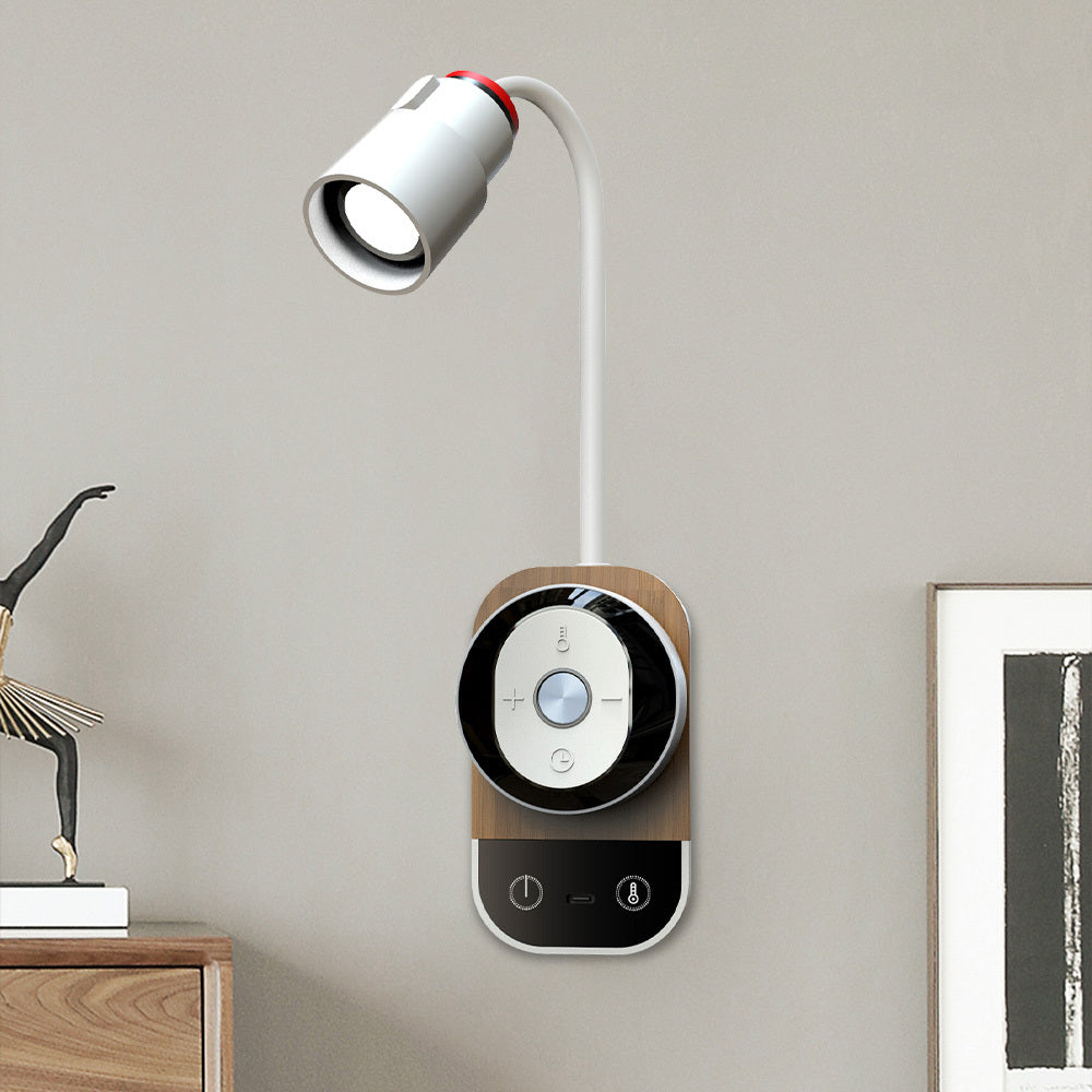 Lampada da Comodino Multifunzionale LED - Eleganza e Protezione per la Vista