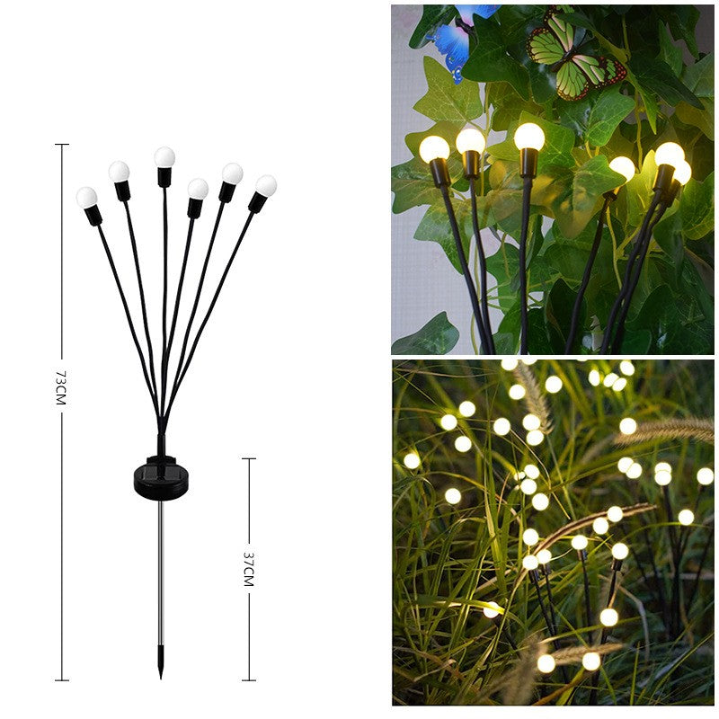 LED Pneumatic Firefly Ground Plug-in Lamp