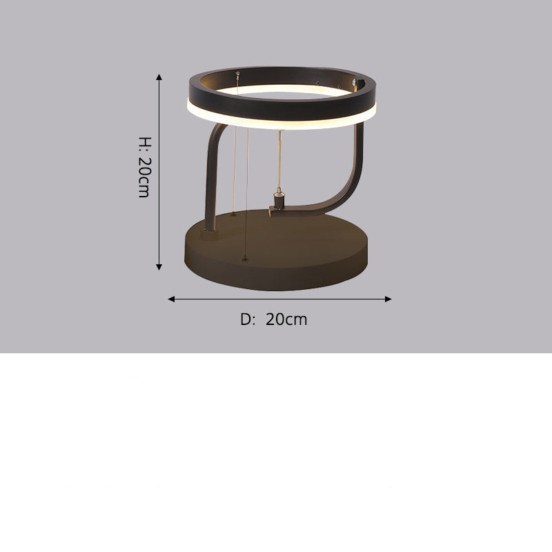 Lampada da Comodino LED Moderna - Luce Soffusa e Design Essenziale