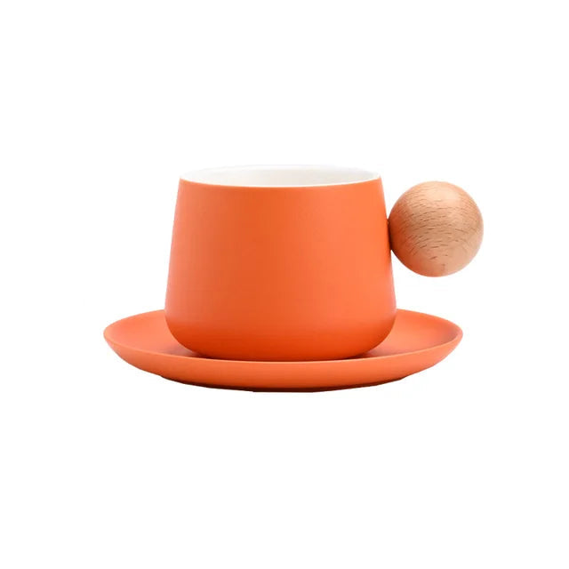 Tazza da Caffè con Manico in Legno: Eleganza e Comfort in Ogni Sorso