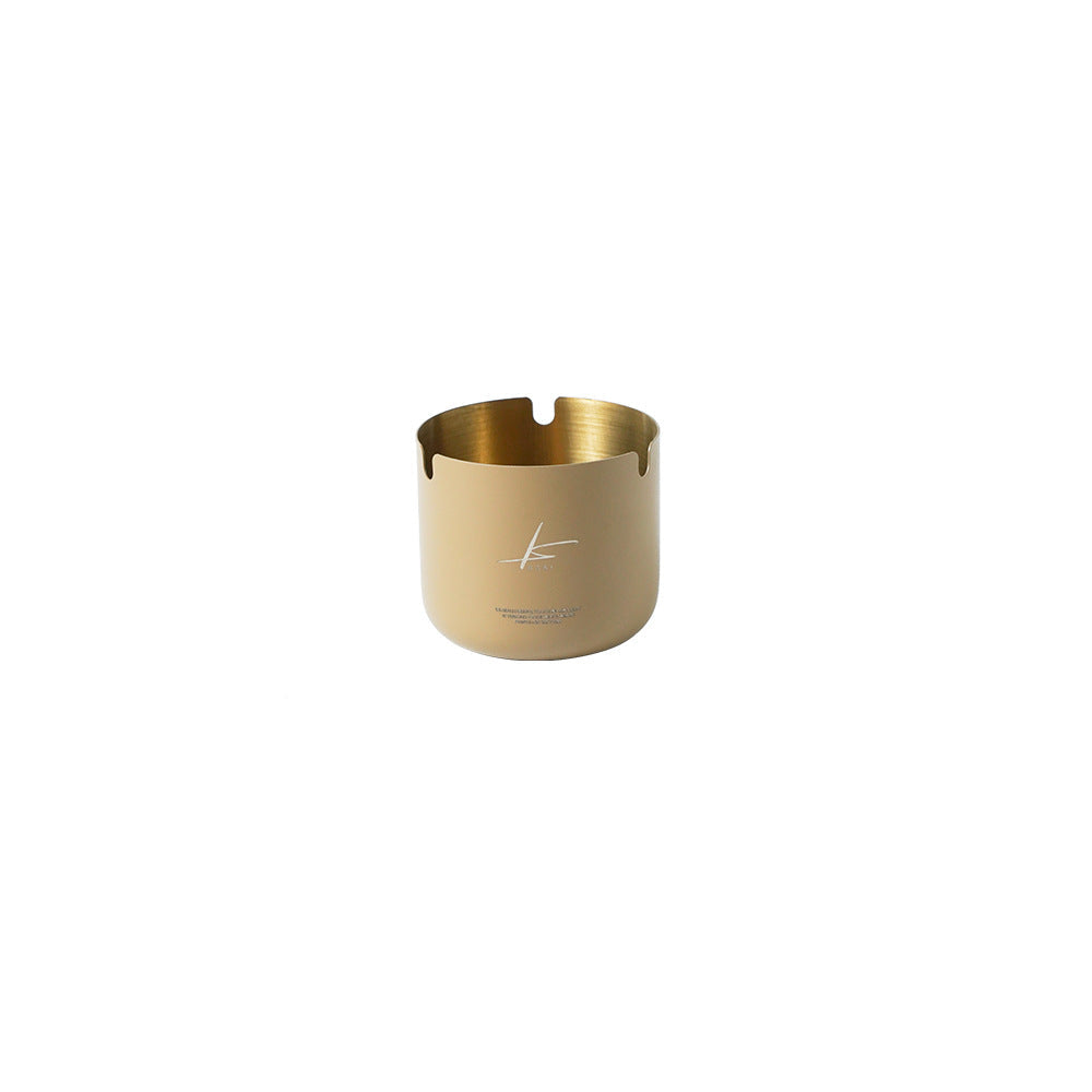 EcoChic: Posacenere in Acciaio Inox Khaki Brown