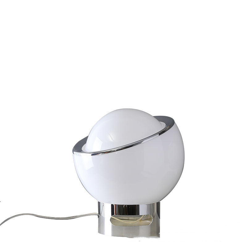 Lampada da Tavolo Vintage in Vetro - Illuminazione Elegante con Stile Antico