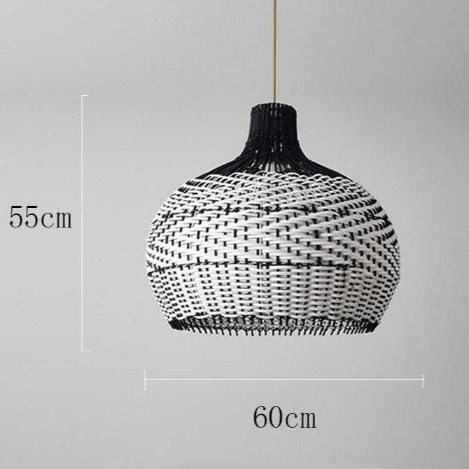 Lampadario Creativo in Rattan - Design Nordico per Atmosfere Accoglienti