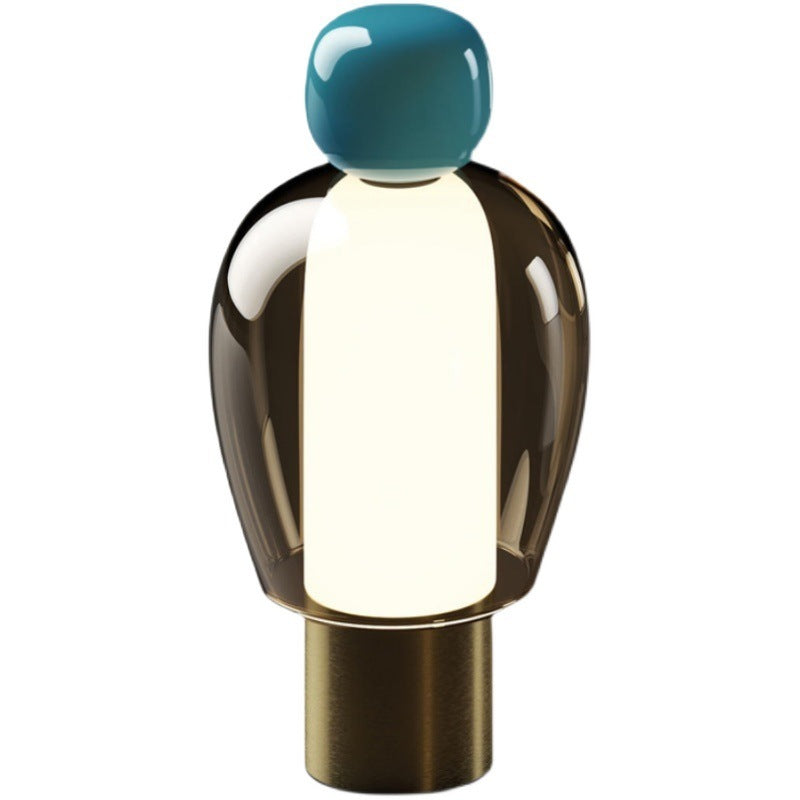Minimalismo Elegante con Lampada da Tavolo in Vetro
