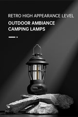 Lampada da Campeggio Vintage Horse: Luce Atmosferica per Avventure all'Aperto