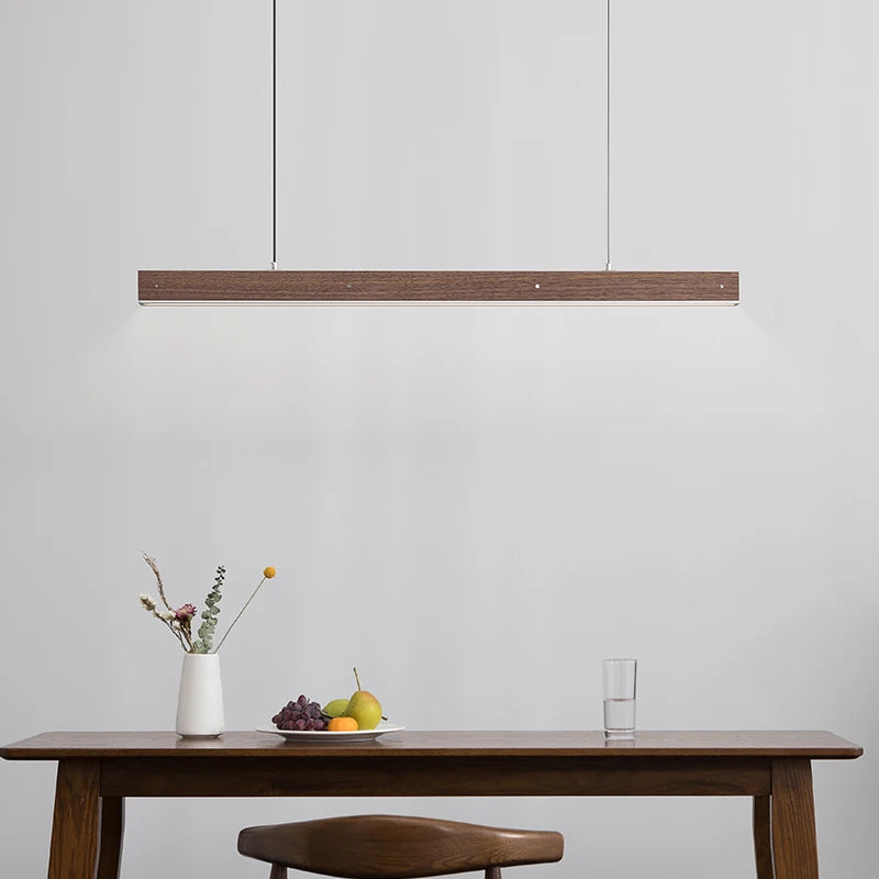 Lampada a Sospensione LED in Legno Massello - Eleganza su Misura per Ogni Ambiente