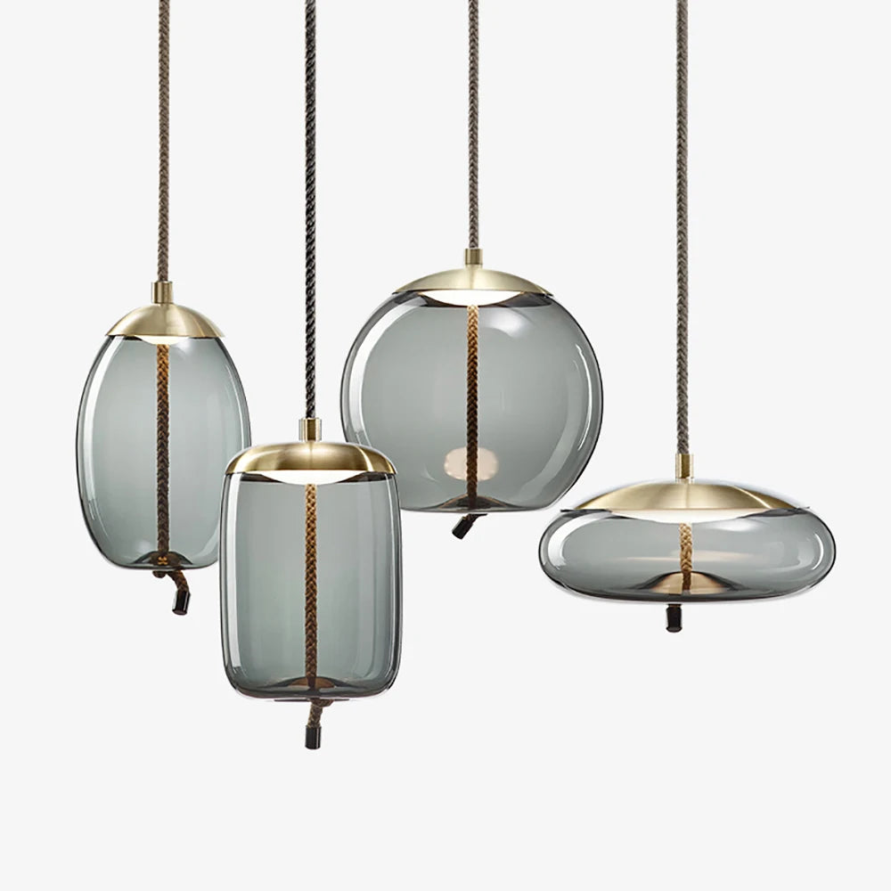 Lampada a Sospensione Nordic LED in Vetro – Design Moderno e Illuminazione Elegante