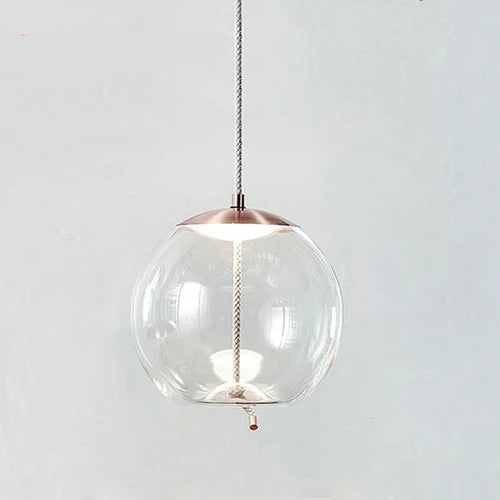 Lampada a Sospensione Nordic LED in Vetro – Design Moderno e Illuminazione Elegante