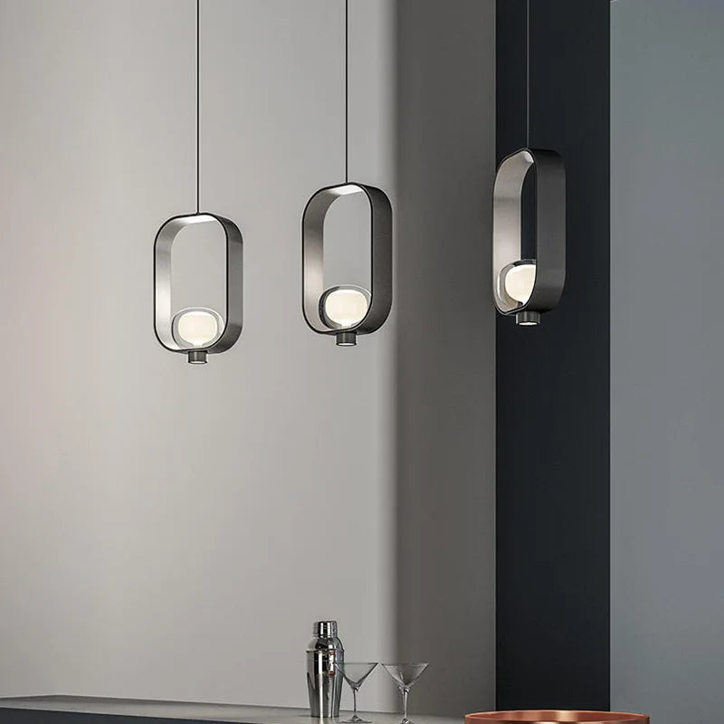 Lampadario a LED Nero Nordico - Eleganza e Raffinatezza per Ogni Ambiente