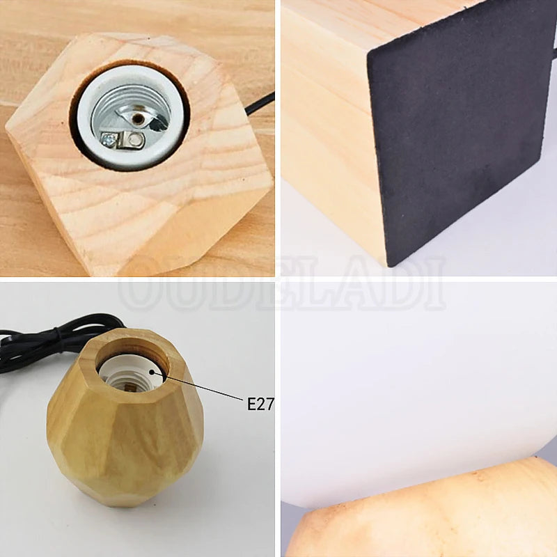 Fascino Retrò con Lampada da Tavolo Poliedro