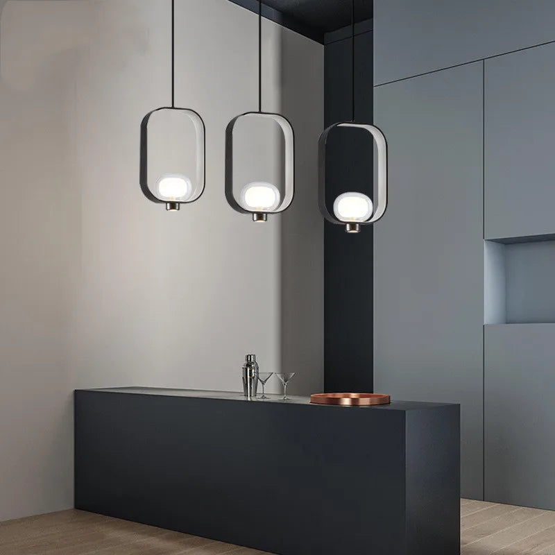Lampadario a LED Nero Nordico - Eleganza e Raffinatezza per Ogni Ambiente