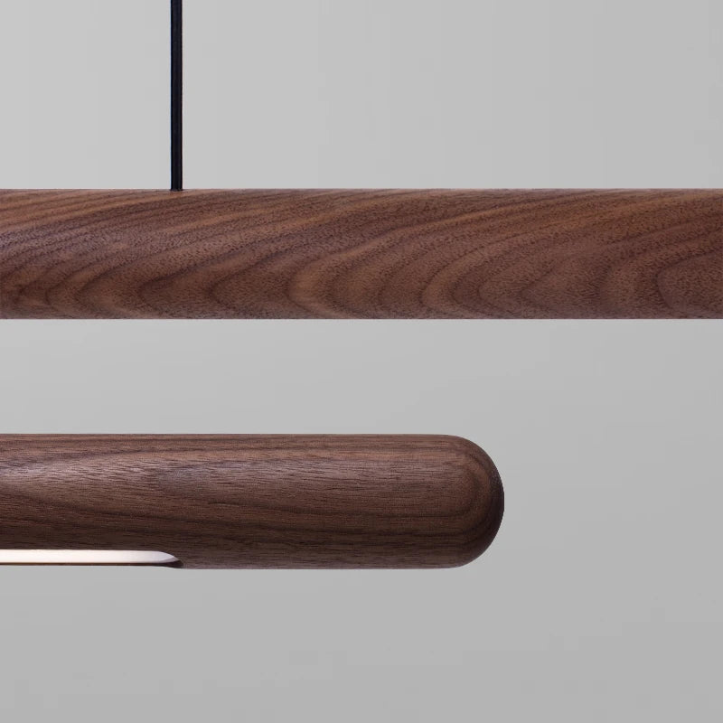 Lampada a Sospensione Nordic in Legno Massello – Design Moderno e Illuminazione Naturale