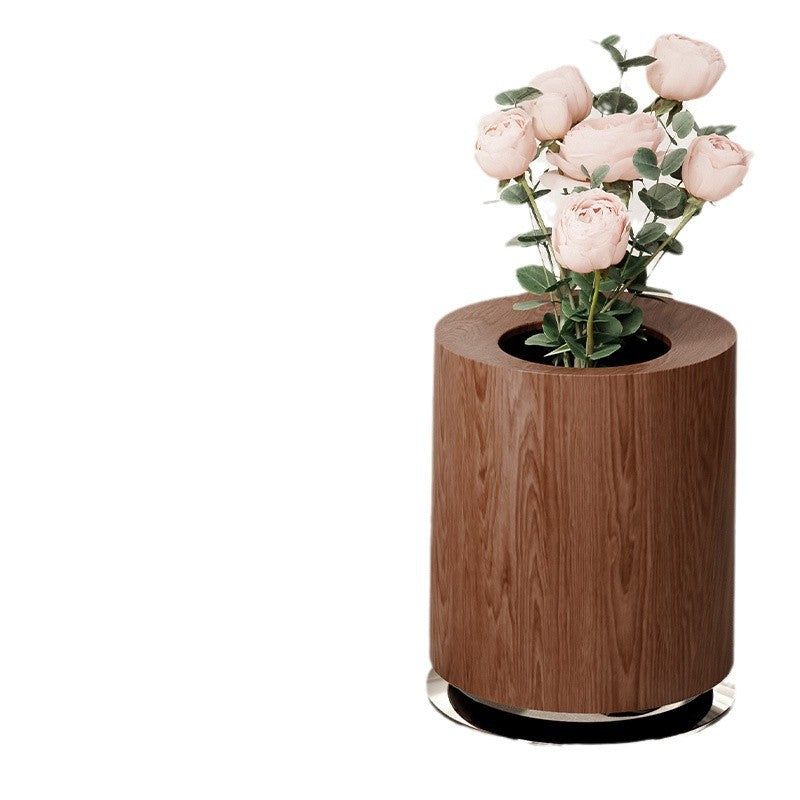 Cestino Creativo in Legno Chiaro - Eleganza e Funzionalità per la Casa