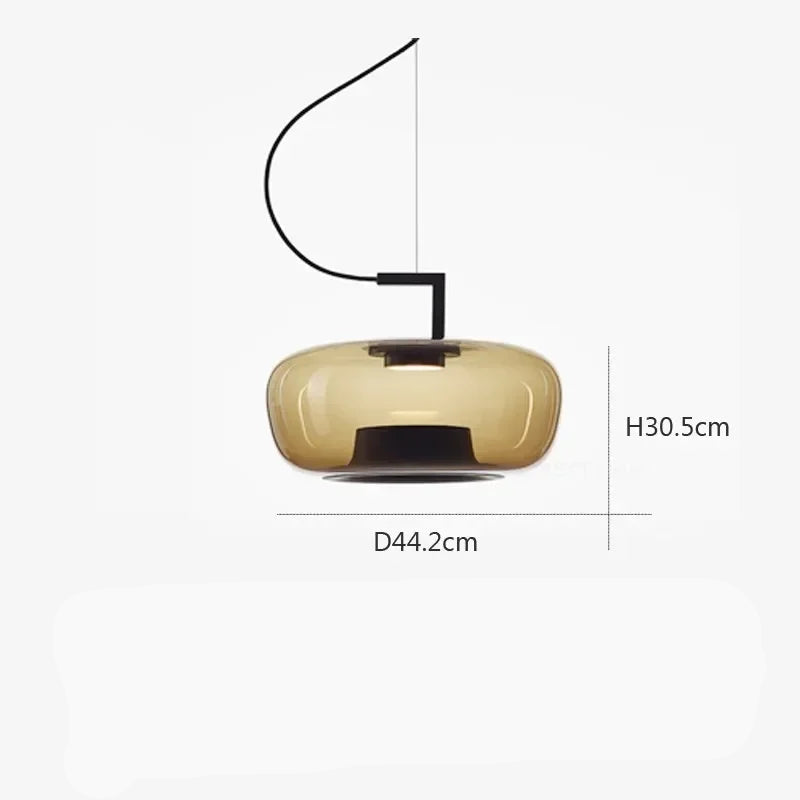 Lampada a Sospensione Moderna in Vetro - Design Nordico per Ambienti Eleganti
