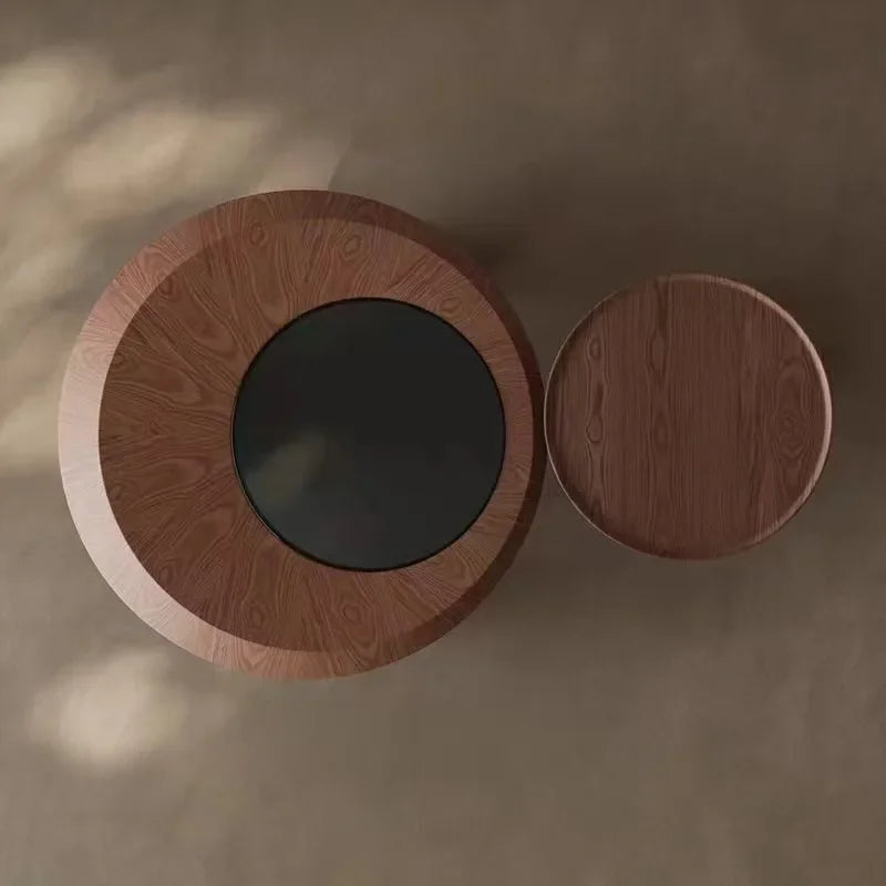 Tavolini da Caffè Moderni e Minimalisti in Noce e Vetro - Eleganza e Funzionalità per Ogni Ambiente