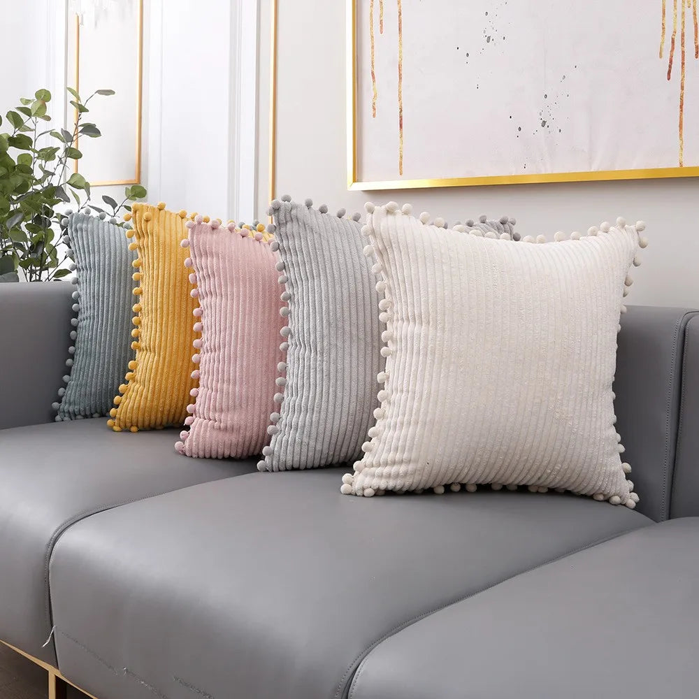 Fodere per Cuscini Boho in Velluto a Coste - Eleganza e Comfort per Ogni Ambiente