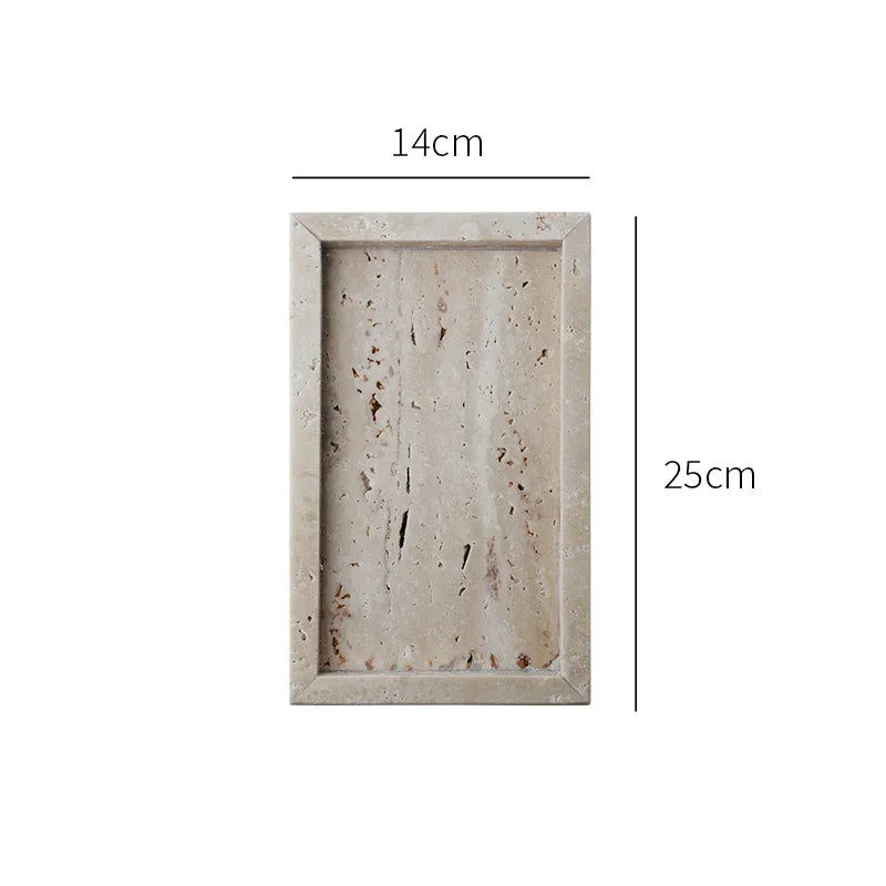 Vassoio Retro in Stile Wabi-Sabi - Eleganza Naturale per Ogni Ambiente
