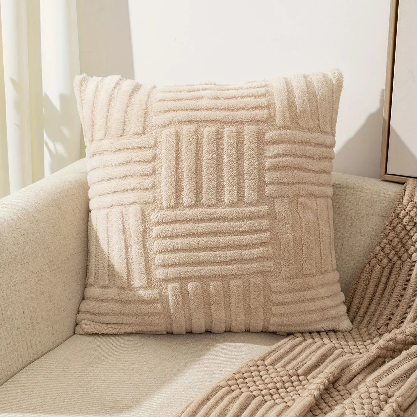 Federa per Cuscino in Peluche - Eleganza e Comfort per Ogni Ambiente
