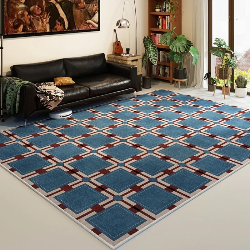 Tappeto Retro Plaid - Eleganza e Comfort per Ogni Ambiente
