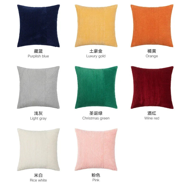 Fodera per Cuscino in Velluto a Coste - Eleganza e Comfort per Ogni Ambiente