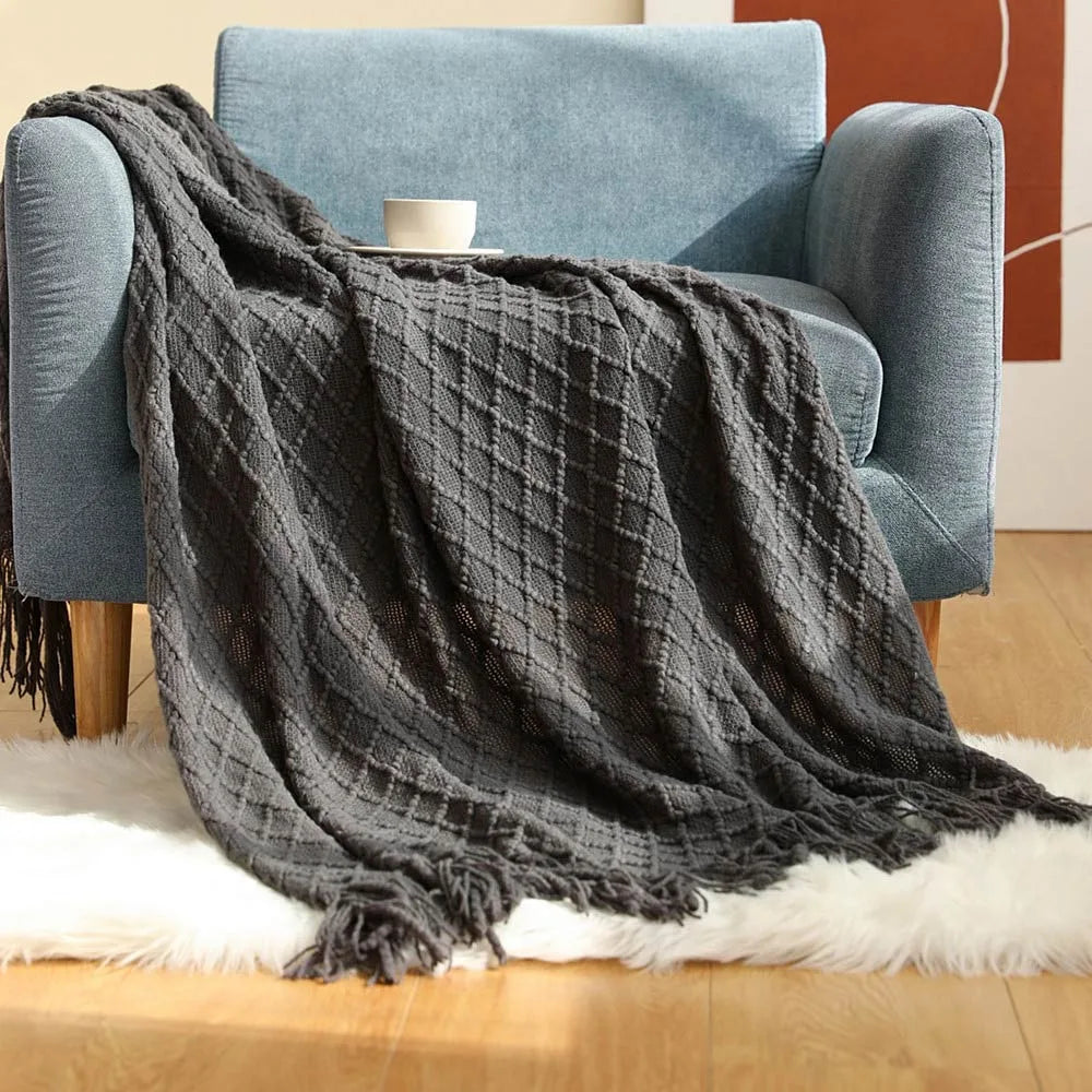Coperta in Cotone Jacquard: Calore e Stile per la Tua Casa
