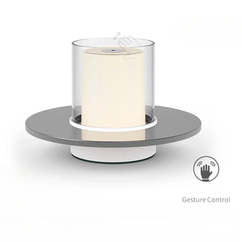 Lampada da Notte Dimmerabile con Sensore a Infrarossi - Atmosfera Romantica a Lume di Candela