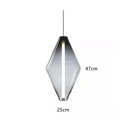 Pure Nordic Glow - Lampadario Sospeso in Vetro Minimalista