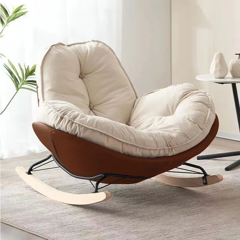 Poltrona a Dondolo Nordic Egg - Eleganza e Comfort per Ogni Ambiente
