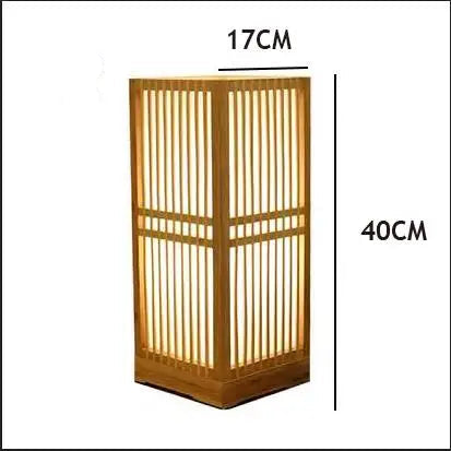 Lampada da Comodino Zen in Bambù - Eleganza e Serenità per Ogni Ambiente