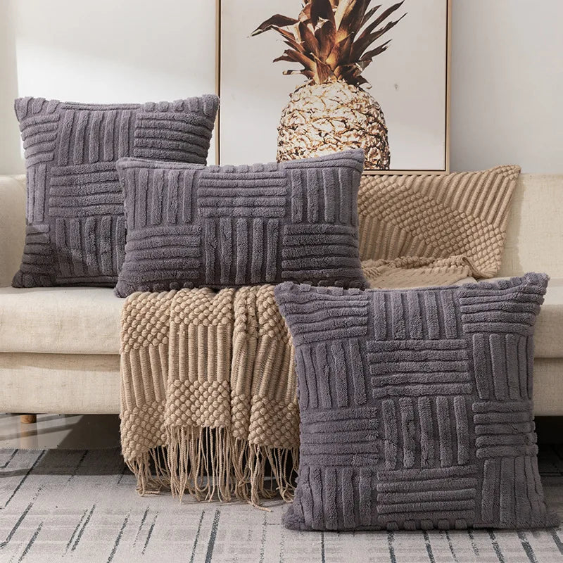 Federa per Cuscino in Peluche - Eleganza e Comfort per Ogni Ambiente