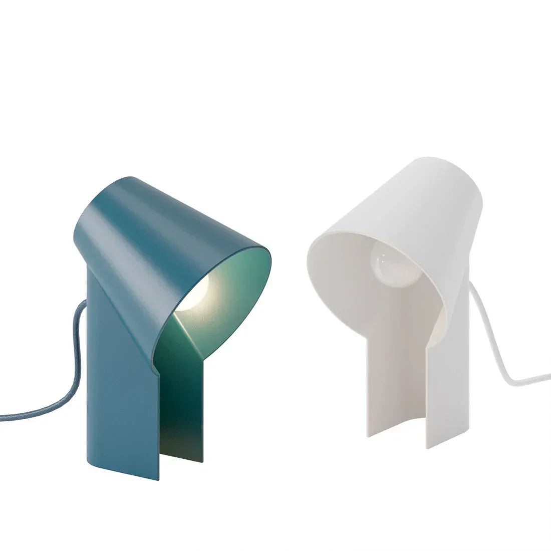 Armonia Tessile - Lampada da Tavolo con Paralume in Tessuto