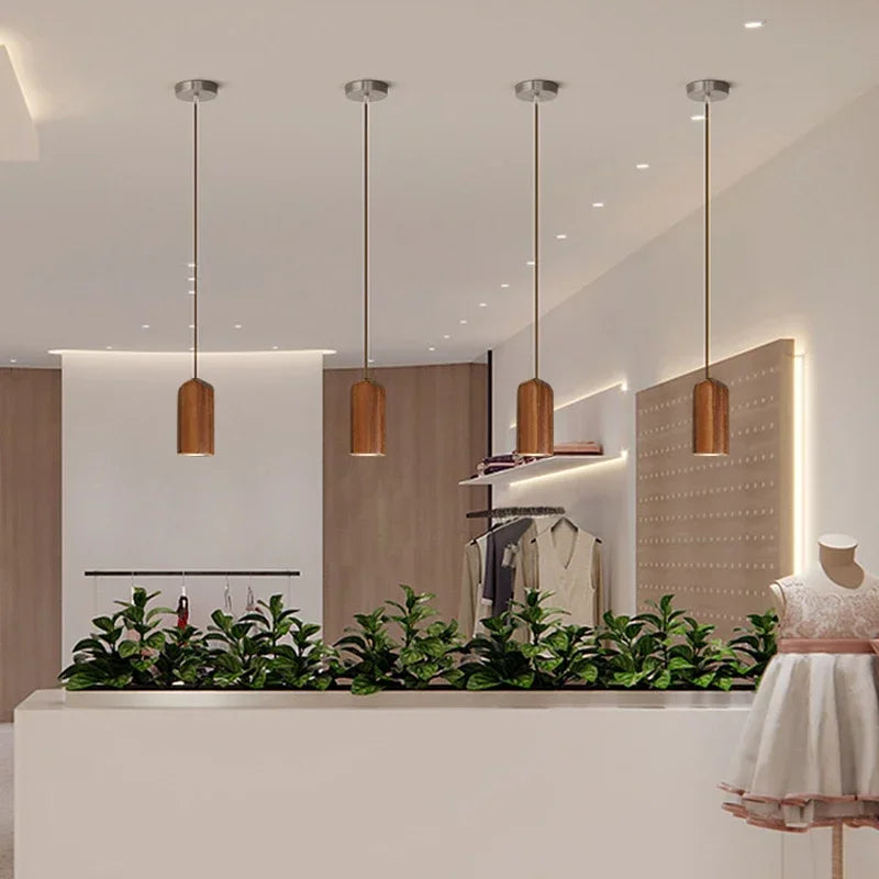 Lampada a Sospensione Nordica in Legno - Eleganza e Raffinatezza per Ogni Ambiente
