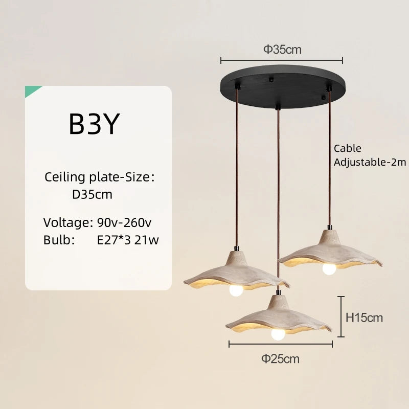 Lampada da Ristorante Giapponese in Stile Nordico – Eleganza Wabi-Sabi per la Tua Casa