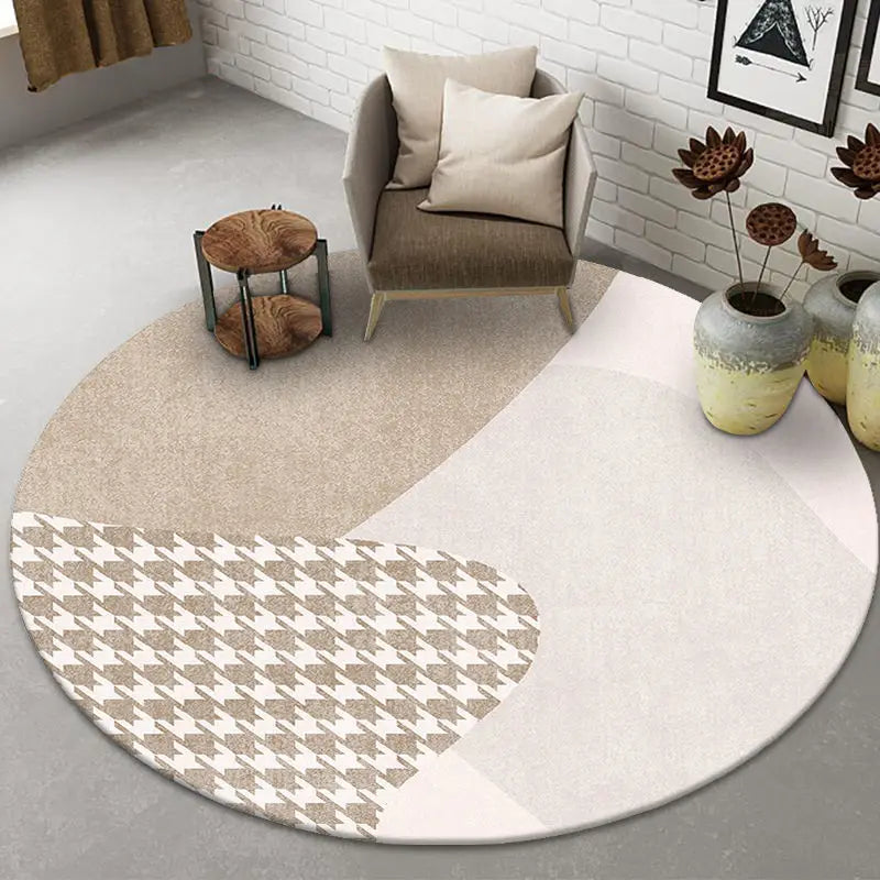 Tappeto Rotondo di Lusso - Eleganza e Comfort per Ogni Stanza