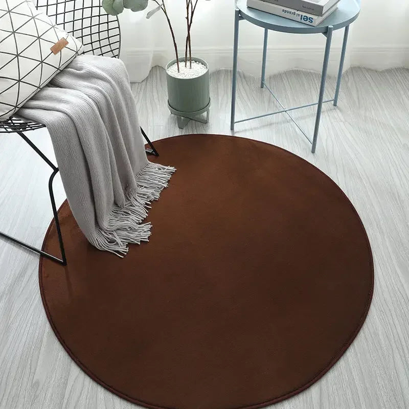 Tappeto Rotondo Nordico - Eleganza e Comfort per Ogni Stanza
