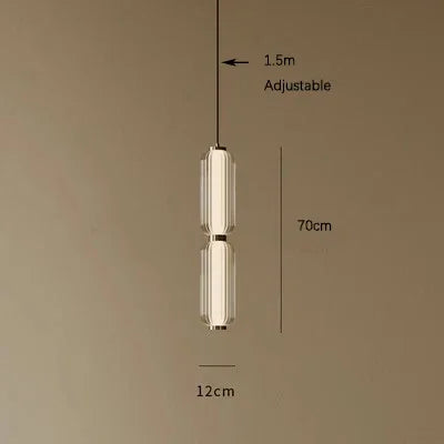 Lampadario da Soggiorno di Lusso - Design Americano con Combinazione di Scale